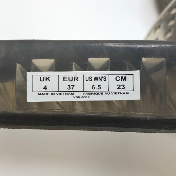 Puma Fenty Black Jelly Pool Slides / Sandals - Picture 7 of 9